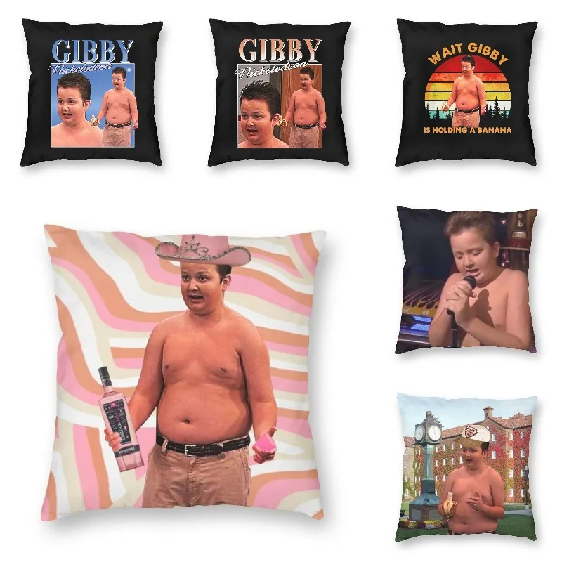

Чехол-Подушка Gibby Meme icперламутровая, украшение для гостиной, милый чехол для диванной подушки Ноя Мункэ розового Уитни, квадратная подушка, ...