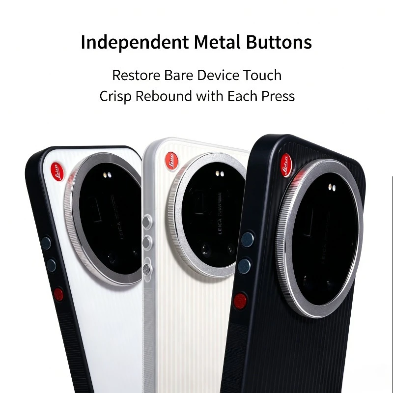Фото Чехол AIUV Grating для Xiaomi 17 Ultra Leica Version с вращающимся кольцом для зума, магнитной защитой и полупрозрачным дизайном №2