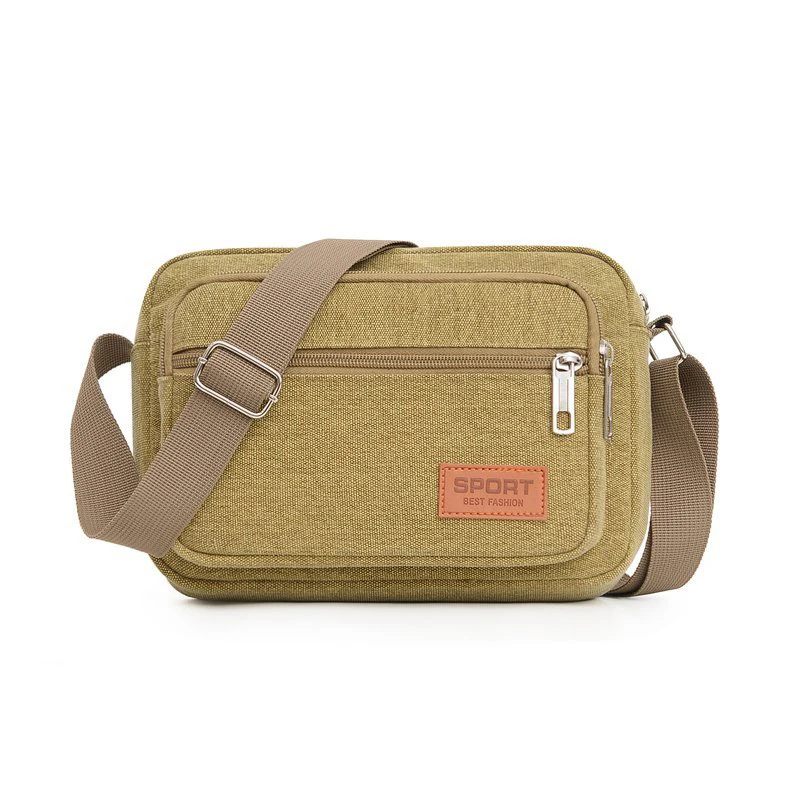 

Flap Bags Bag Men's Portable Handbag Men High Shoulder Casual Small Messenger Canvas Quality Durable Bag Mini Fabric Fashion