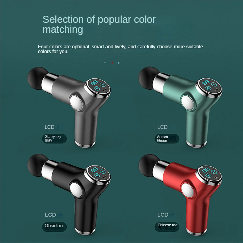 Массажный мини-пистолет с ЖК-экраном 32 скорости | Красота и здоровье