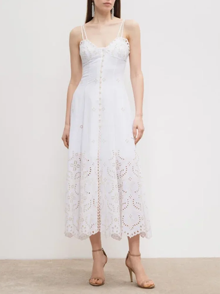 VGH Colorblock Платье из хлопка для женщин