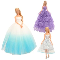 barwa fashion 3 pieces doll clothes dresses1 suspender dress 1 tube top dress1 skirt for 11 5inch30cm doll kids toys