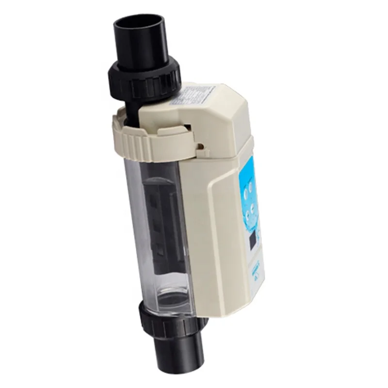 Фото Generador de cloro de piscina simple de Low costo AIBO Sistema clorador para estanque de sal (прозрачный) №4