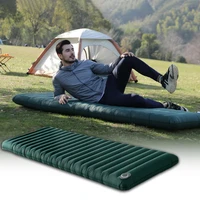 1 set sleeping mat practical nylon one click inflation single double seat camping mat for outdoor camping mat camping pad