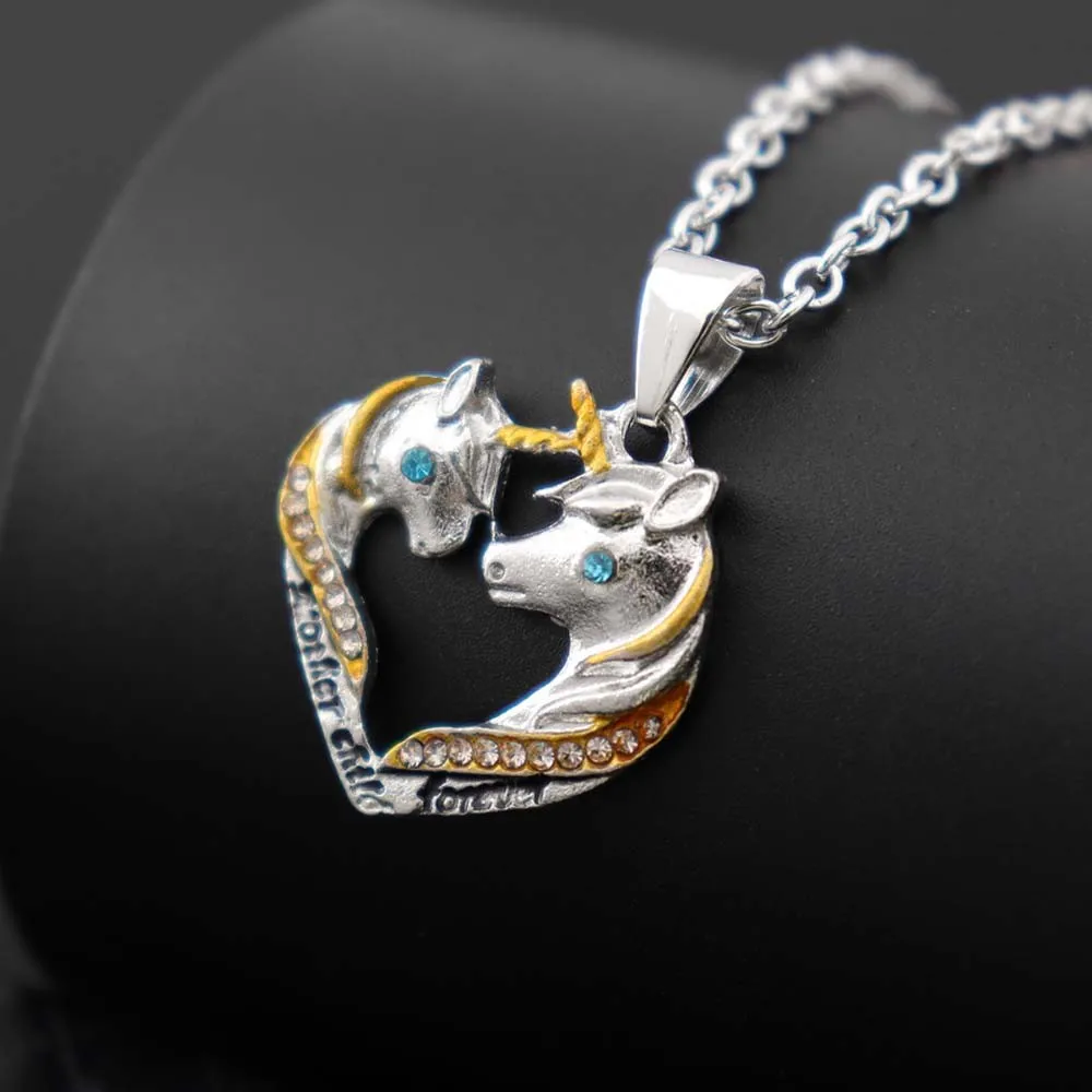 Изысканное модное женское ожерелье со счастливой любовью