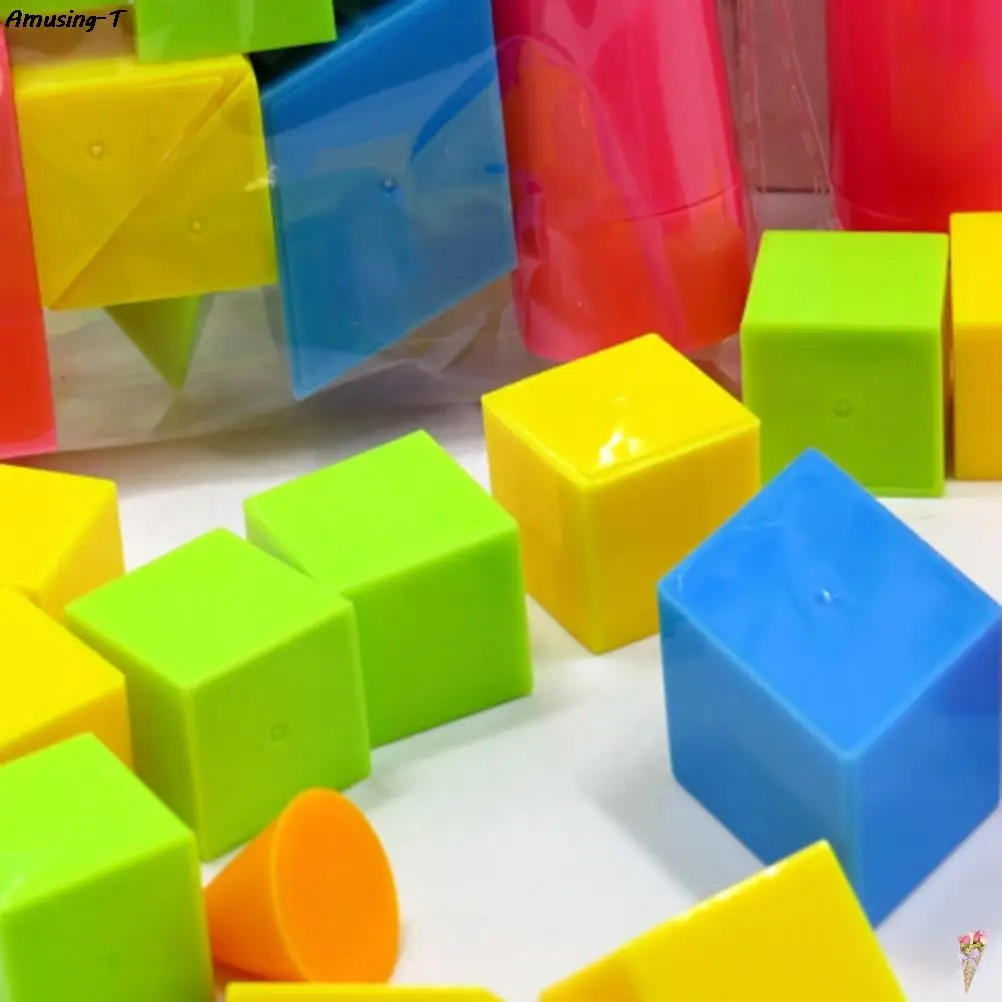 

16 шт./компл., геометрические фигуры, твердые игрушки oyuncak Монтессори, материалы, игрушки, математические детские игрушки, обучающие игрушки для детей