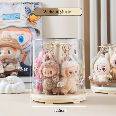 Прозрачный вращающийся чехол для украшений