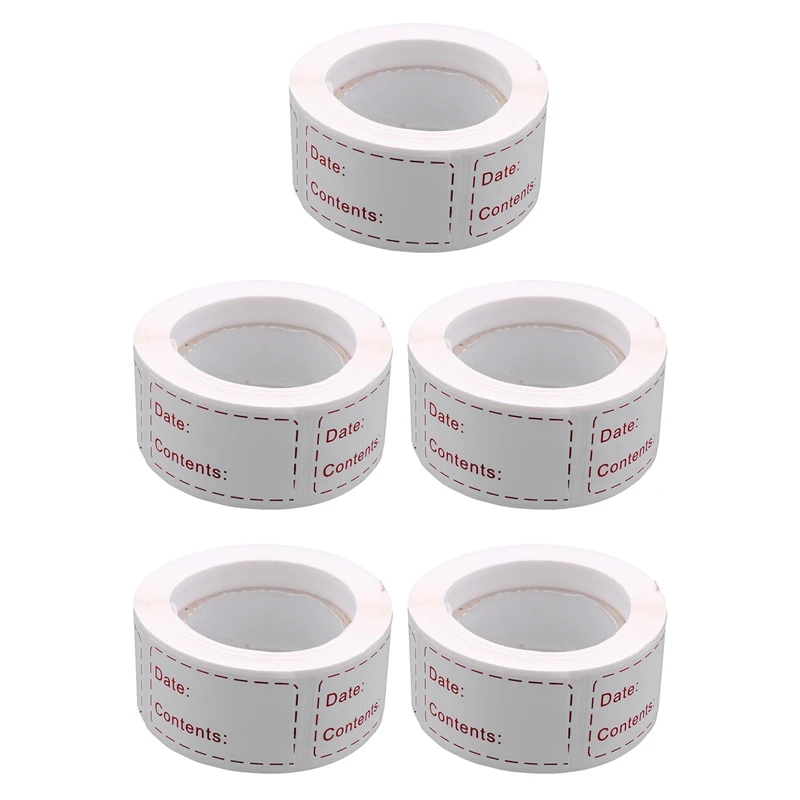 

BMBY-900Pcs Removable Freezer Labels 1 X 3 Inch Food Storage Stickers, Refrigerator Freezer Paper Label Easy Clean