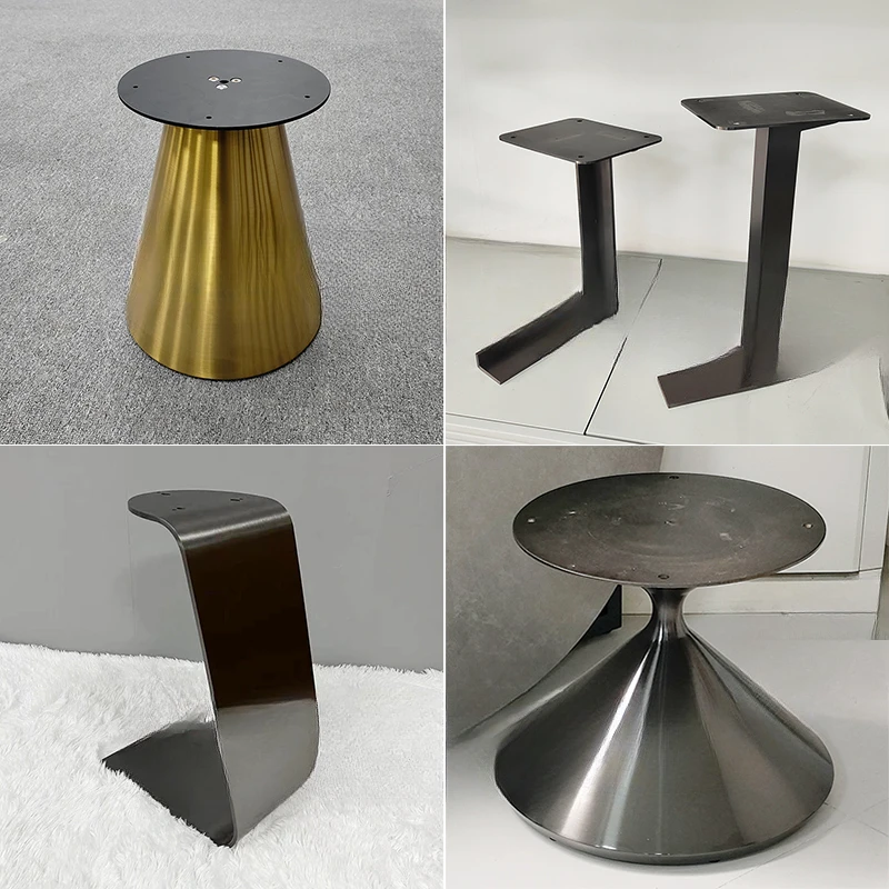 Штатив для журнального столика из нержавеющей стали каменная плита мраморный