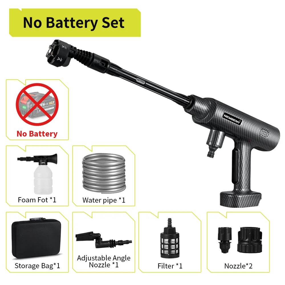 NEWBENY бесщеточная автомойка 200 бар 6 в 1