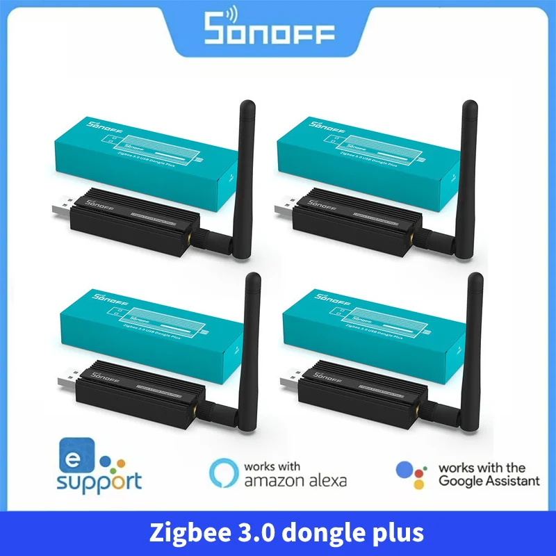 

1/8Pcs SONOFF ZBDongle-P USB Zigbee3.0 Dongle Plus Universal Gateway USB Interface Device Smart Home Work With Alexa Google Home