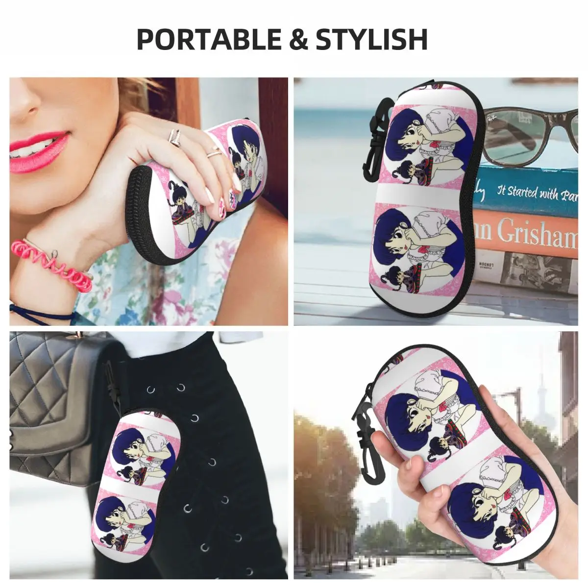 Ranma 1/2 Saotome Pig Girls чехол для очков в виде ракушки защитная коробка солнцезащитных