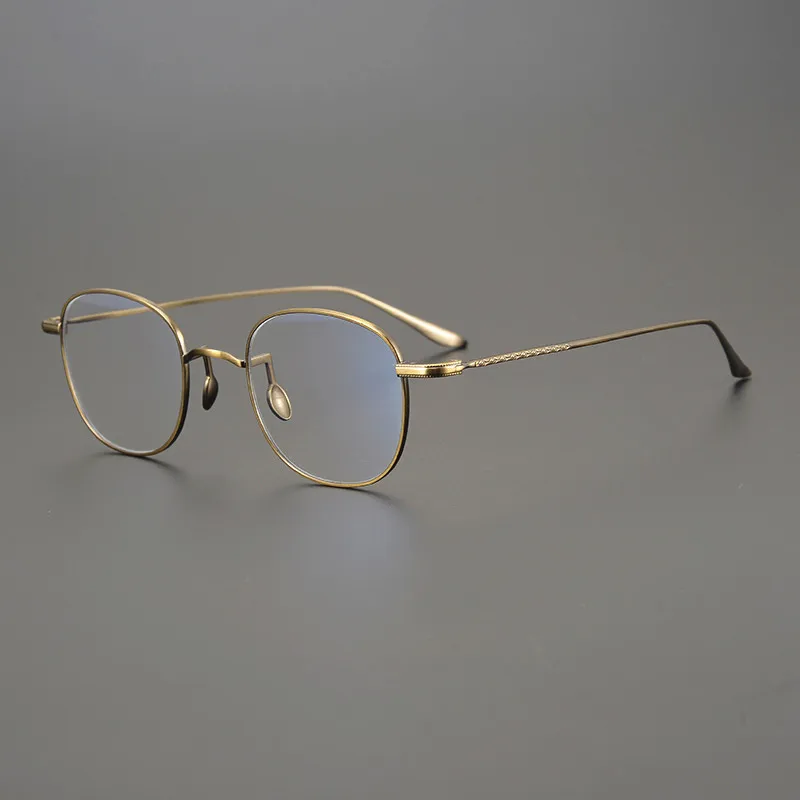 

2023 высококачественные женские индивидуализированные очки для чтения при близорукости дизайнерские очки из чистого титана оптические очки ретро оправа для очков для мужчин
