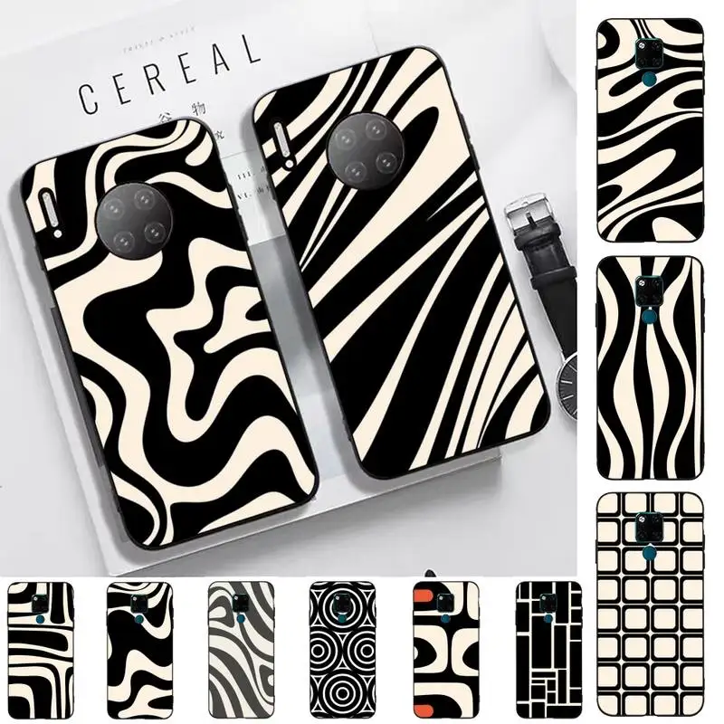 

Abstract Swirl Pattern Phone Case for Huawei Mate 20 10 9 40 30 lite pro X Nova 2 3i 7se
