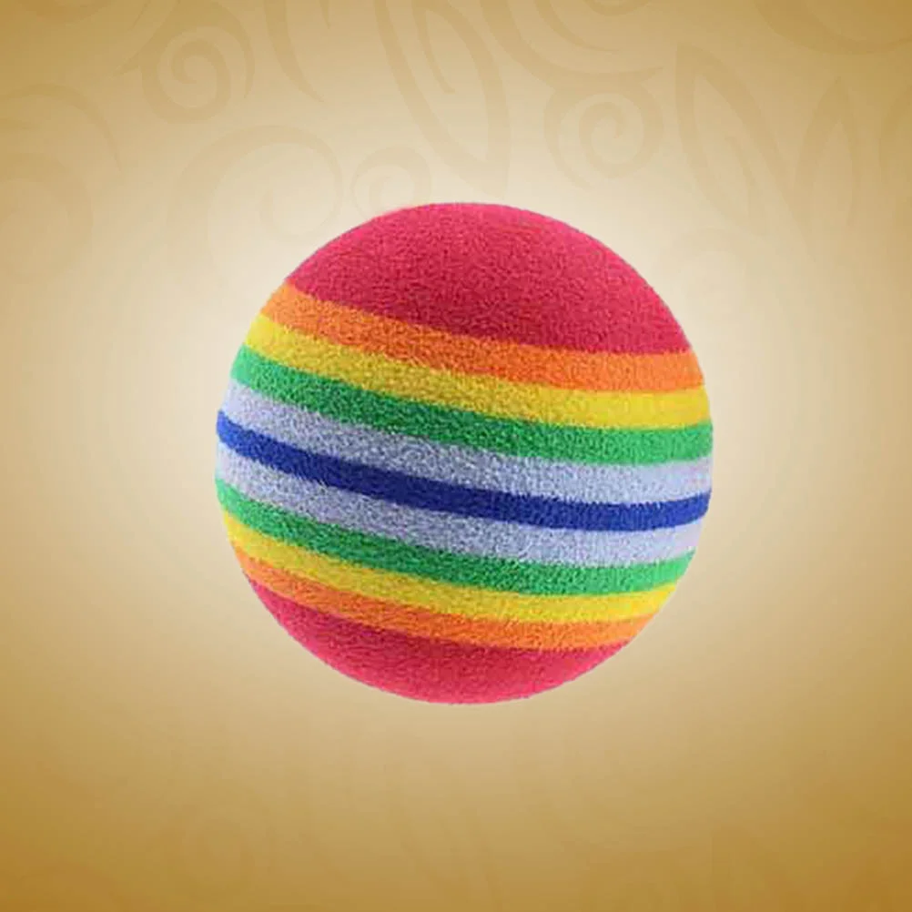 

8 Pcs Training Ball Interior Accessories Colored Balls Rainbow Practice Sponge Sport