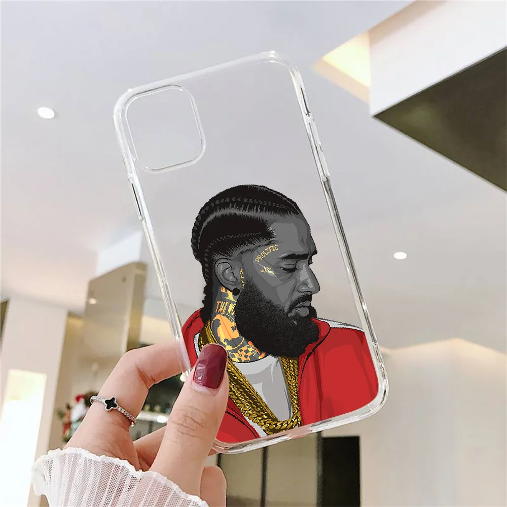 Чехол для телефона Rapper nipsey hussle Samsung Galaxy Note 4 8 9 10 20 S8 S9 S10 S10E S20 Plus UITRA Ultra transparent art |