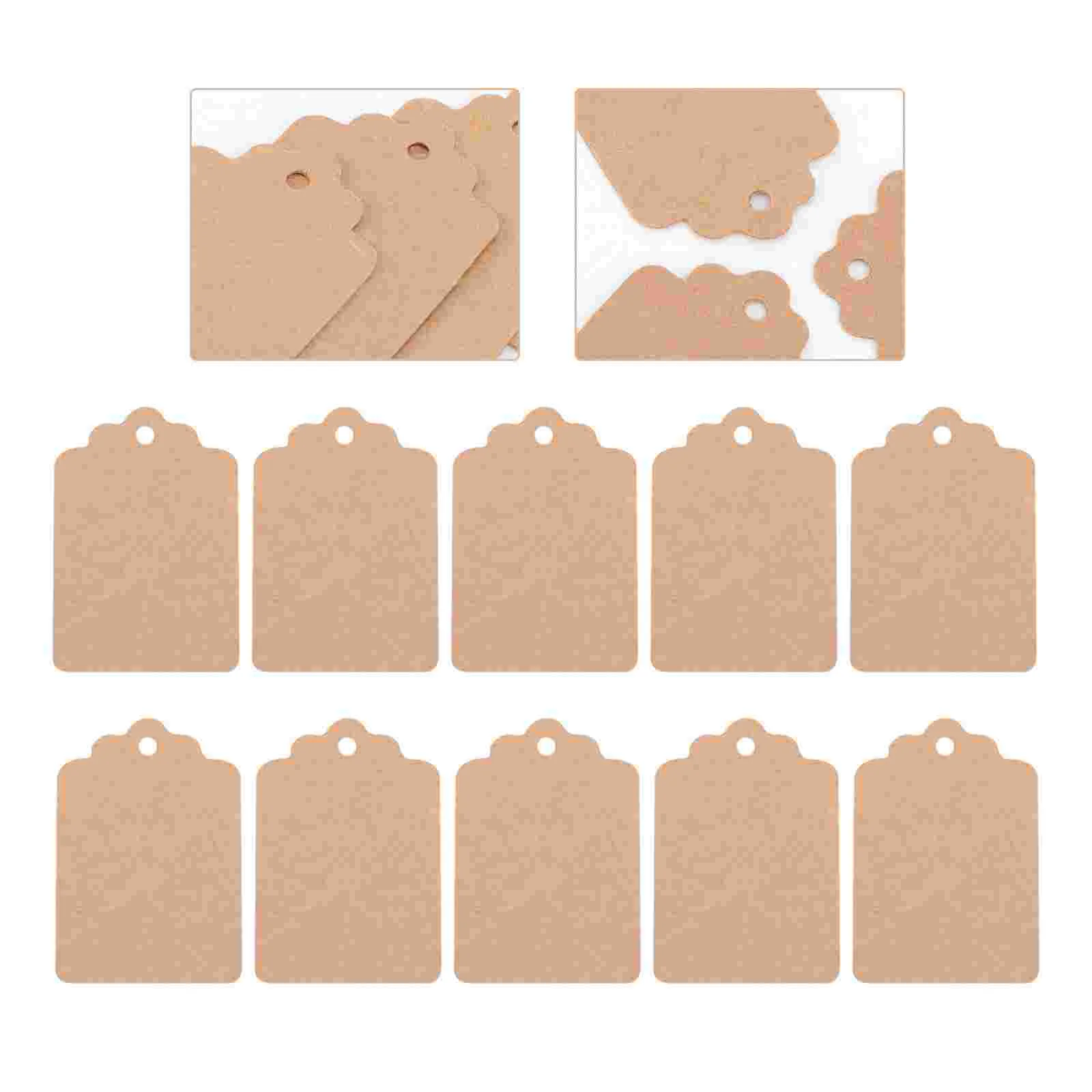

Tags Giftpaper String Kraft Baggiftsblank Holes Luggage Brown Stickers Christmas