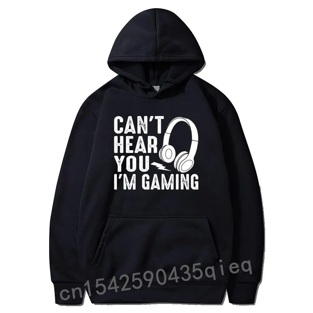 Мужская толстовка с длинным рукавом надписью I'm Gaming |