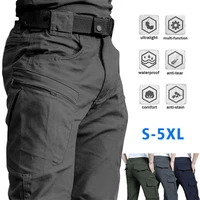 mens tactical pants multiple pocket elasticity military urban commuter casual sports trousers men quick dry cargo pants s 5xl