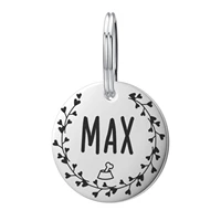 personalized pet id tags medal customized dog collar with name number kitten dogs anti lost pendant engraving accessories
