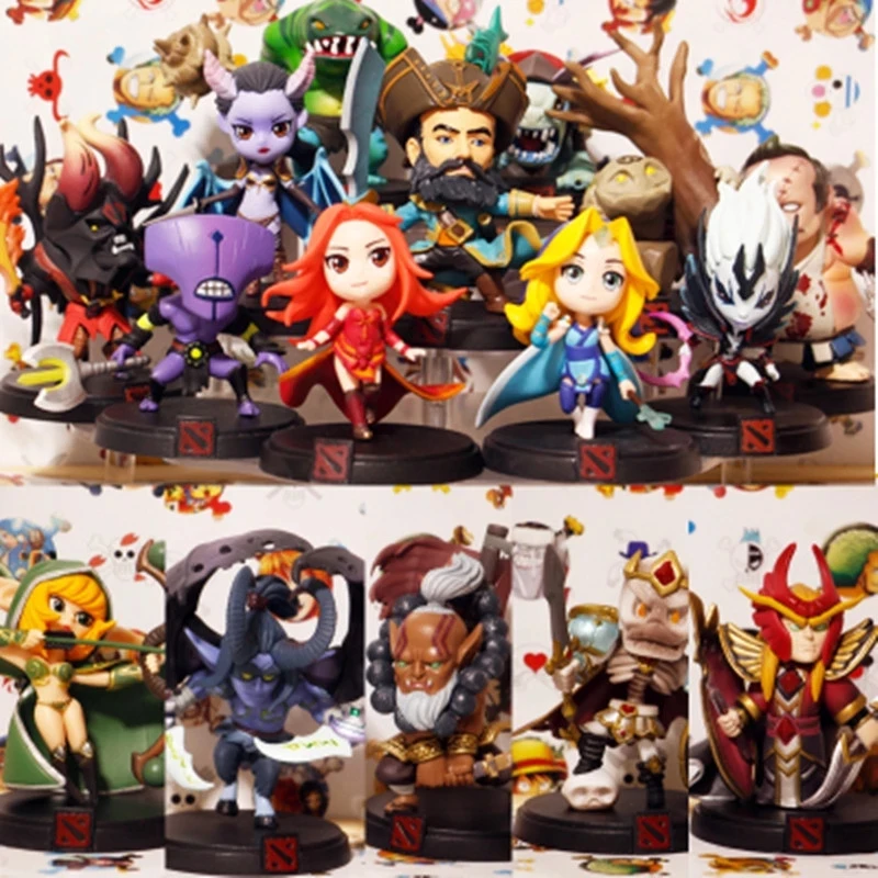 

2022 New 1pcs Hot Gift Collector's Edition Dota 2 Game Figure SLARK VS TINY Doom PVC Action Figures Collection Dota2 Toys