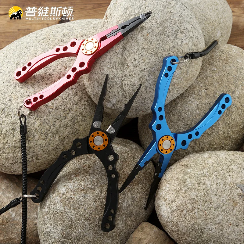 

Многофункциональные плоскогубцы из алюминиевого сплава, плоскогубцы для авиационной рыбалки, инструмент для удаления крючков, рыболовная ...