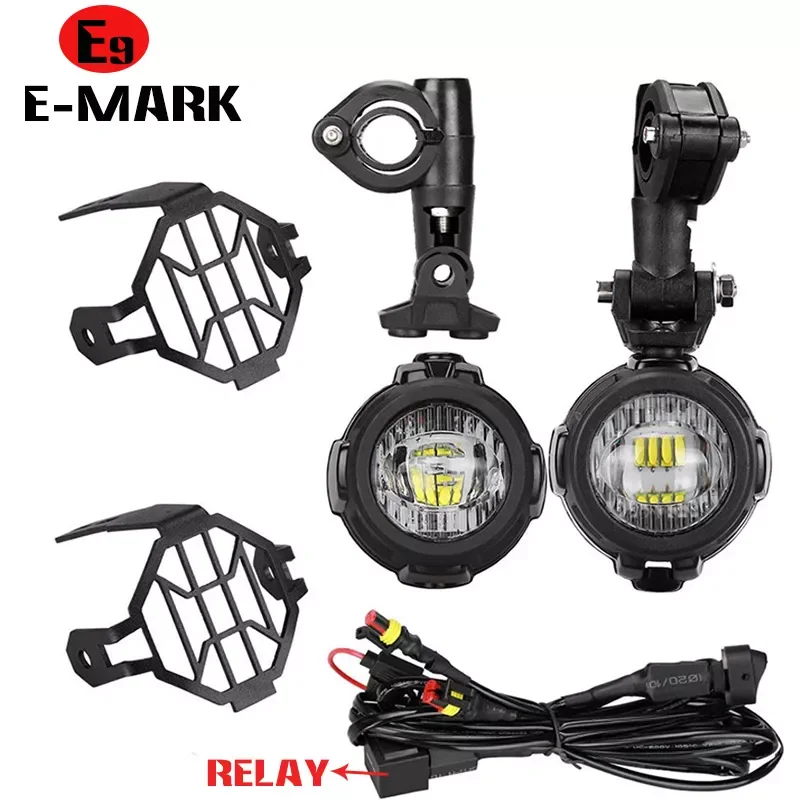 

NEW2023 2 Pcs 40W LED Auxiliary Lamp 6000K Super Bright Fog Driving Light Kits Led Lighting Bulbs DRL For Motorcycle BMW K1600 R