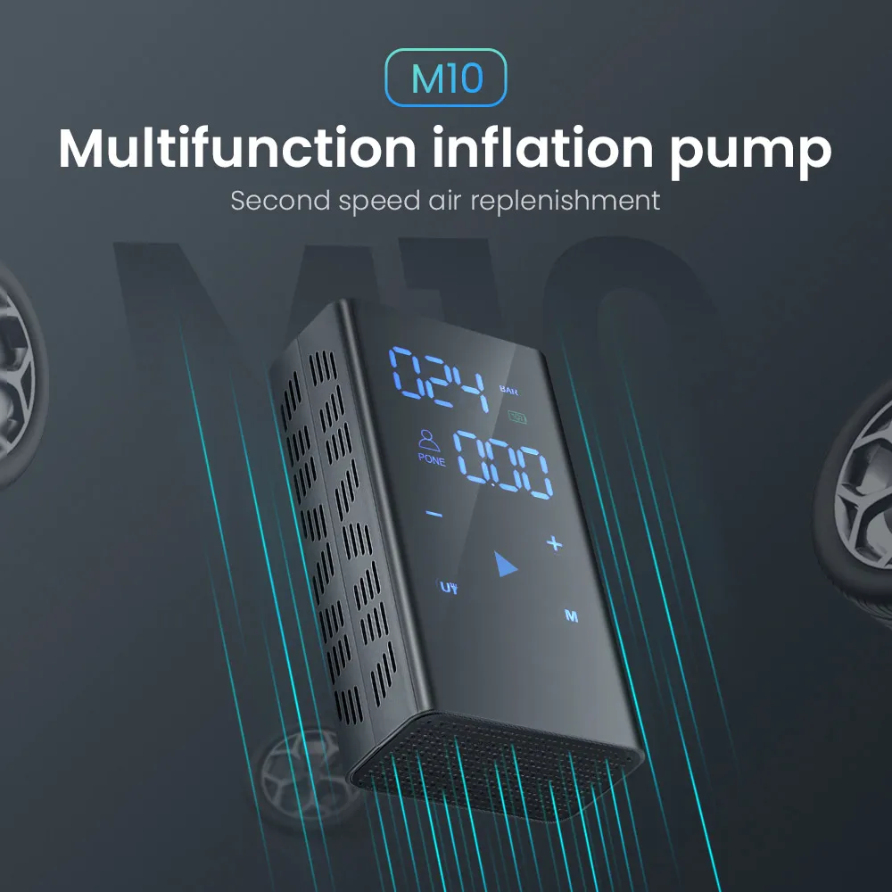 

Digital Tire Inflator Portable Car Motorcycle Bike Tire Inflator 150PSI Air Pump Car Air Compressor For Car Motorcycles Bicycles