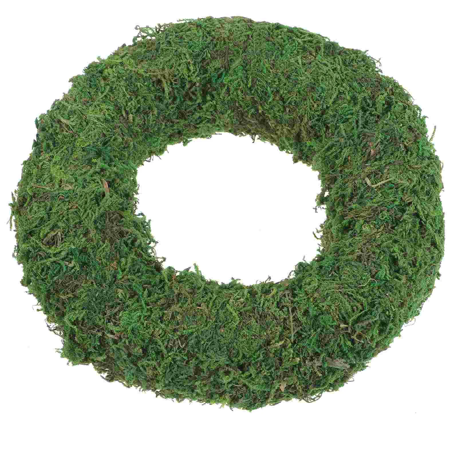 

Heart Decor Wreath Moss DIY Ring Small Artificial Flower Garland Flocking Supplies Wreaths Crafts Crafting
