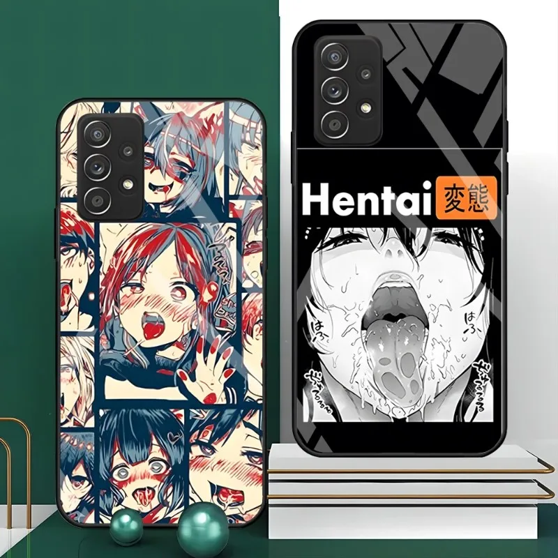 Чехол для телефона ZUIDID Hentai с изображением девушки из аниме стеклянный чехол Samsung
