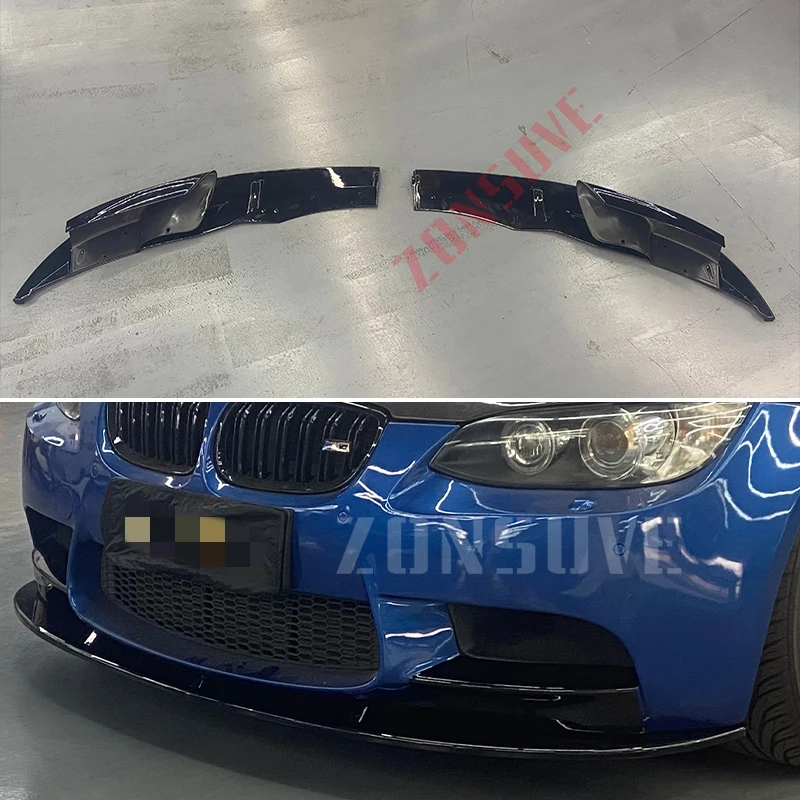 

For BMW 3 Series E92 Coupe E93 Convertible Front Bumper Lips Spoiler Protector Body Kit Splitter Car Styling Accessories