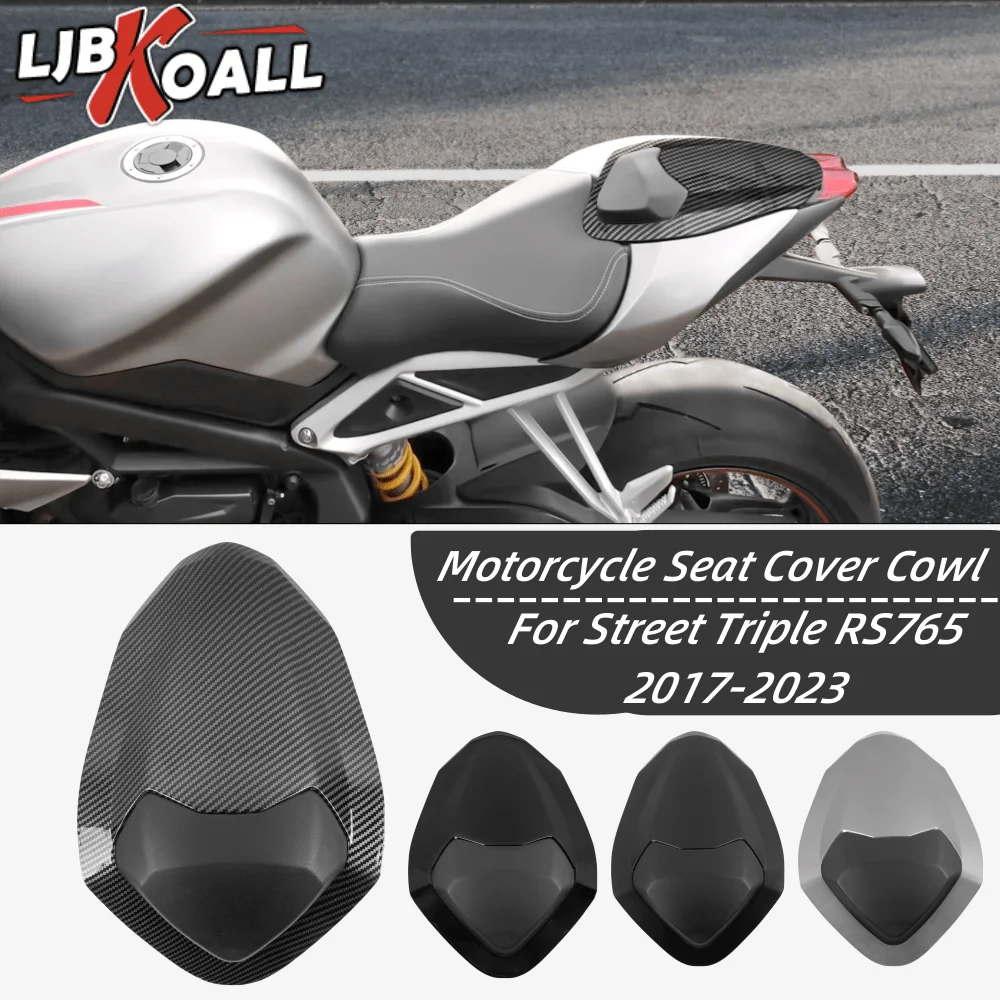 

for Triumph Street Triple RS 765 RS765 2017 2018 2019 Seat Cover Cowl Solo Motorcycle Rear Passenger Pillion Accessories