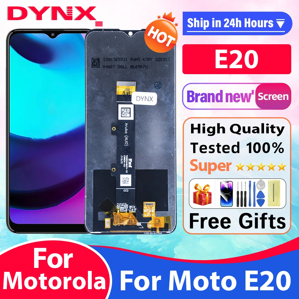 „dla Motorola Moto E20” wyświetlacz LCD ekran dotykowy Digitizer zgromadzenie wymień na XT2155 XT2155-1 z ramką