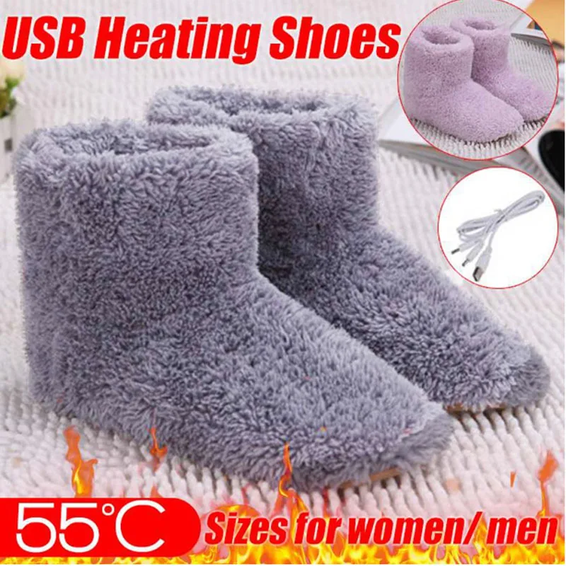 

Тапочки мужские/женские плюшевые скрывающие, с Usb-зарядкой