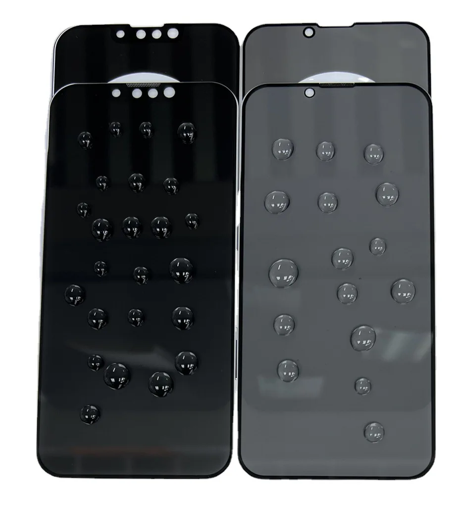 5pcs/Pack Anti-Privacy Glare High-Alumina Silica Tempered Glass Screen Protector For iPhone 14 Plus 13 12 Mini XS Max XR