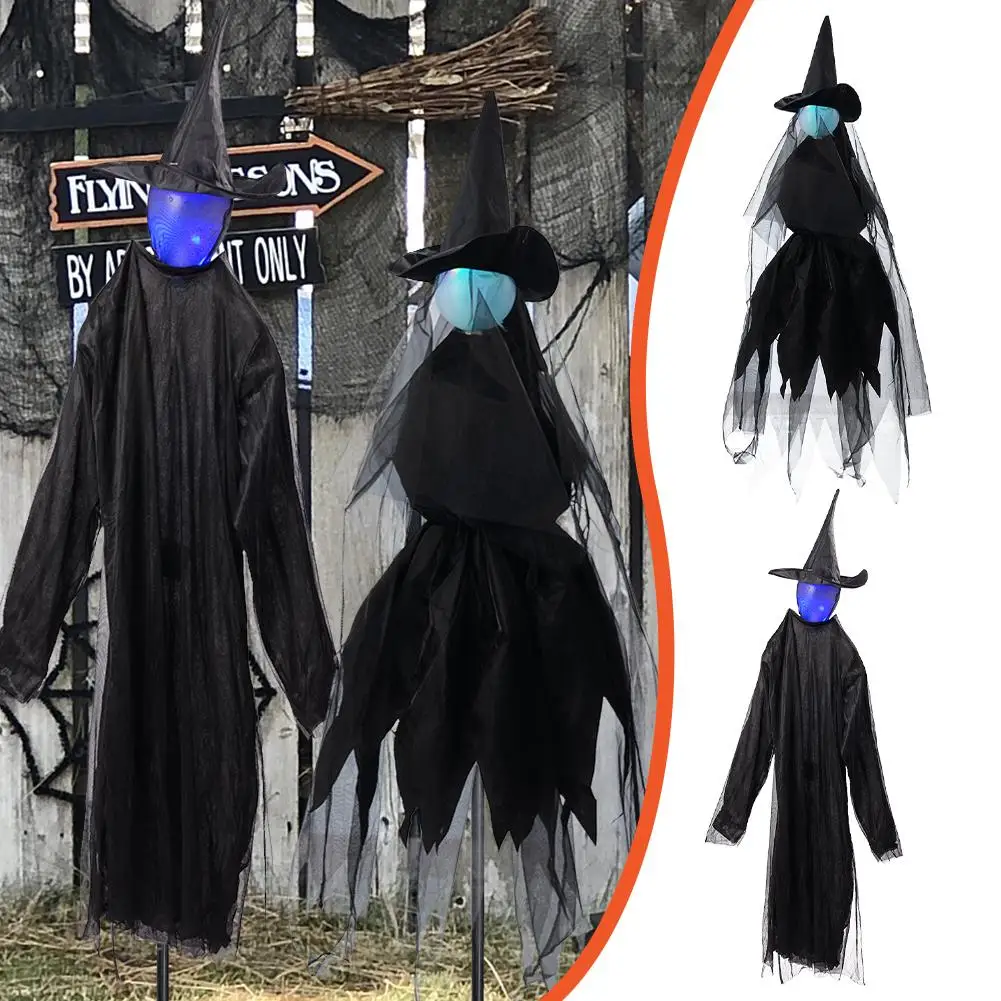 

Halloween Light-Up Witches Ghost Decorations Outdoor Up Horror Hands Large Props Skeleton Ghost Holding Witches Creepy Ligh Q6G4