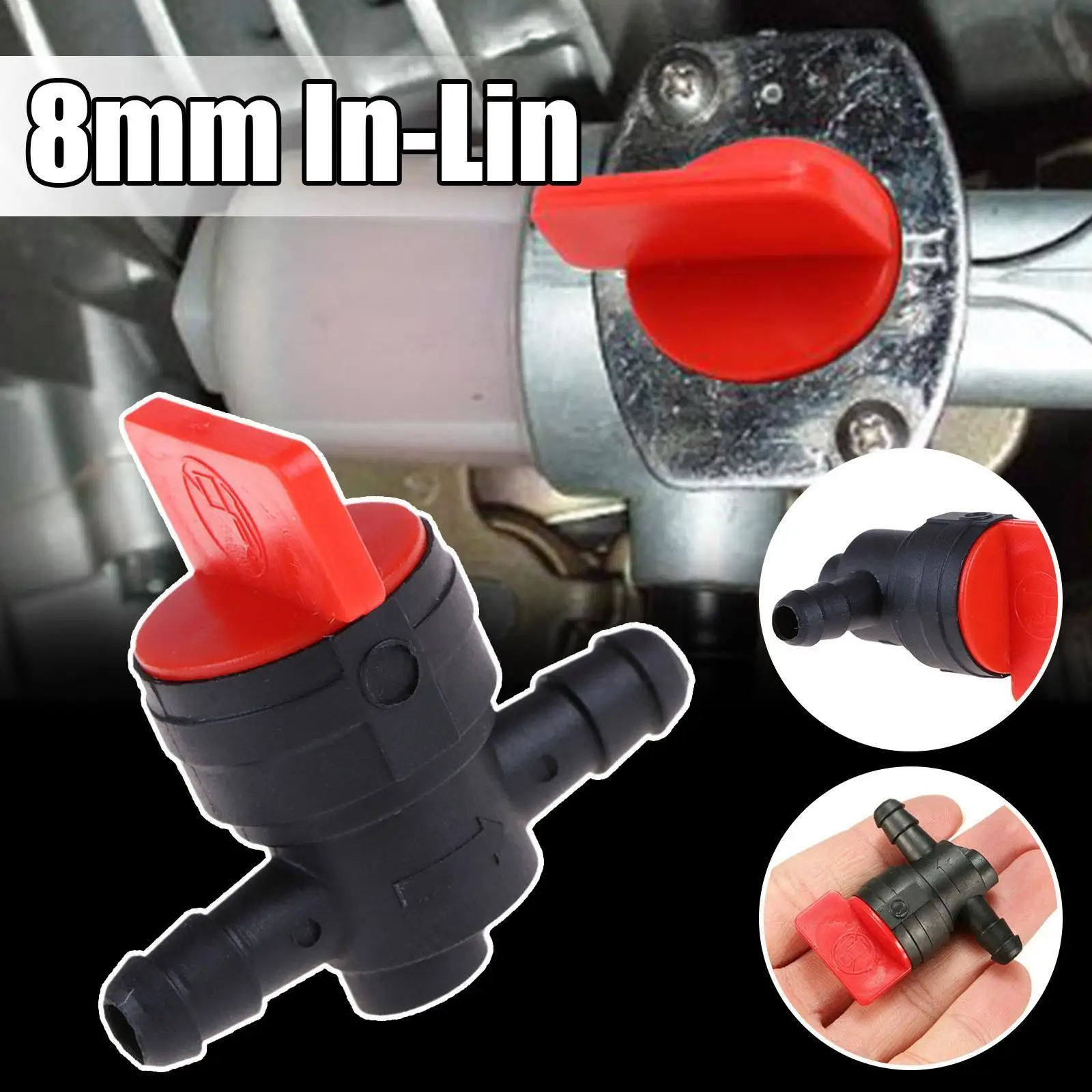 

5 шт. 8 мм Универсальный мотоциклетный топливный бензиновый бак, водопроводная труба 1/4 дюйма ID Petcock/топливная газонокосилка для мотоцикла, п...