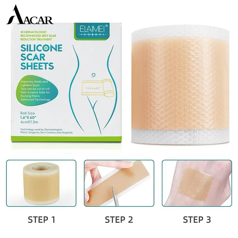 

Skin Repair Therapy Patch Efficient Surgery Scar Removal Silicone Gel Sheet For Acne Trauma Burn Scar Scar Treatment