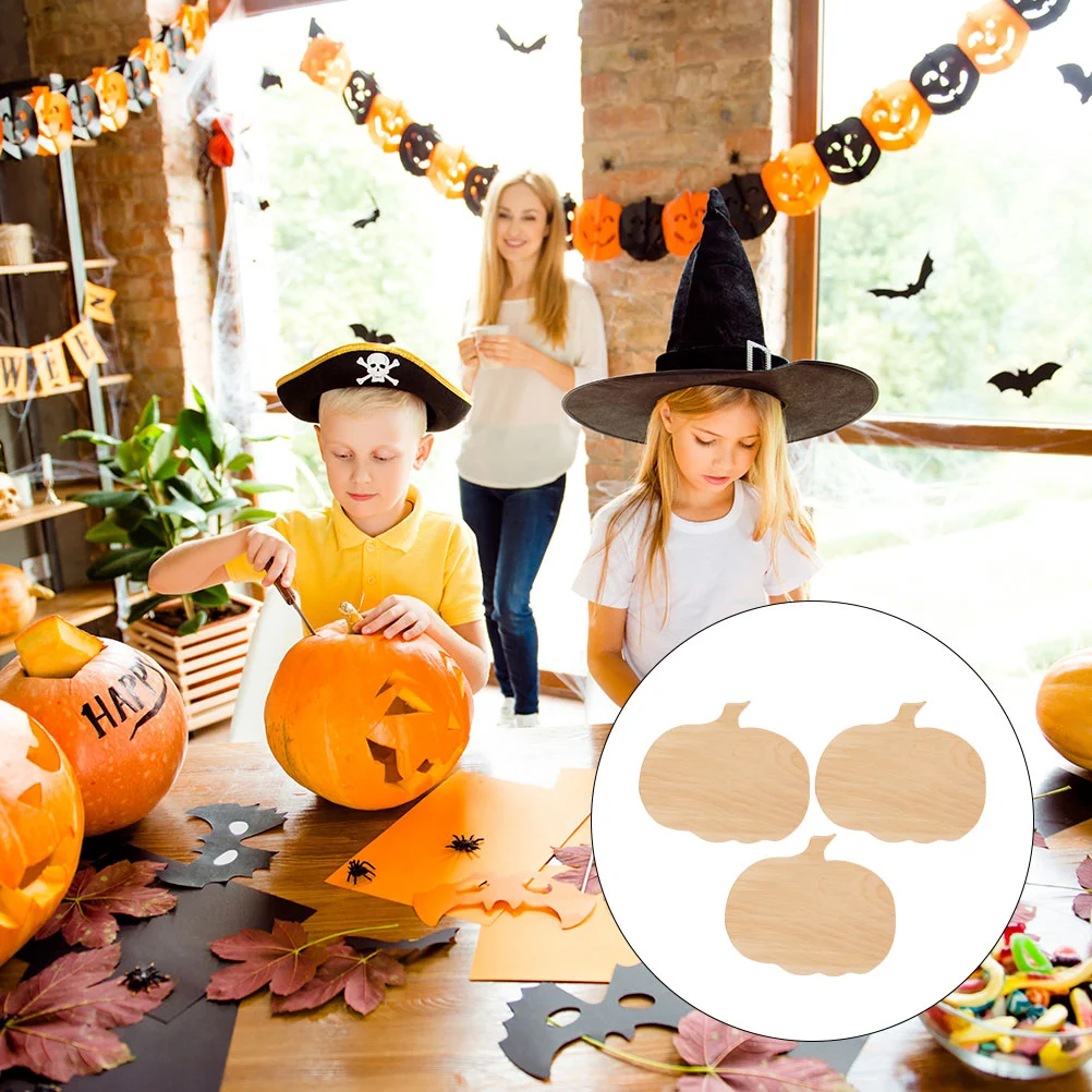 

Pumpkin Wooden Wood Board Cutoutsblank Slice Craft Crafts Painting Unfinished Shaped Pumpkins Diy Thanksgiving Slices Decorative