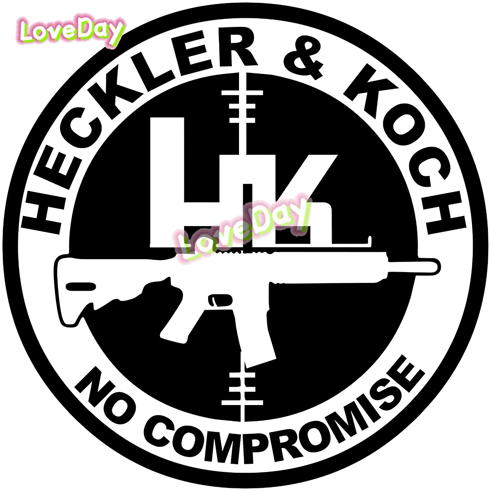 

Виниловые вырезанные наклейки с логотипом HK HECKLER & KOCH, уличные клубные наклейки, автомобильные наклейки