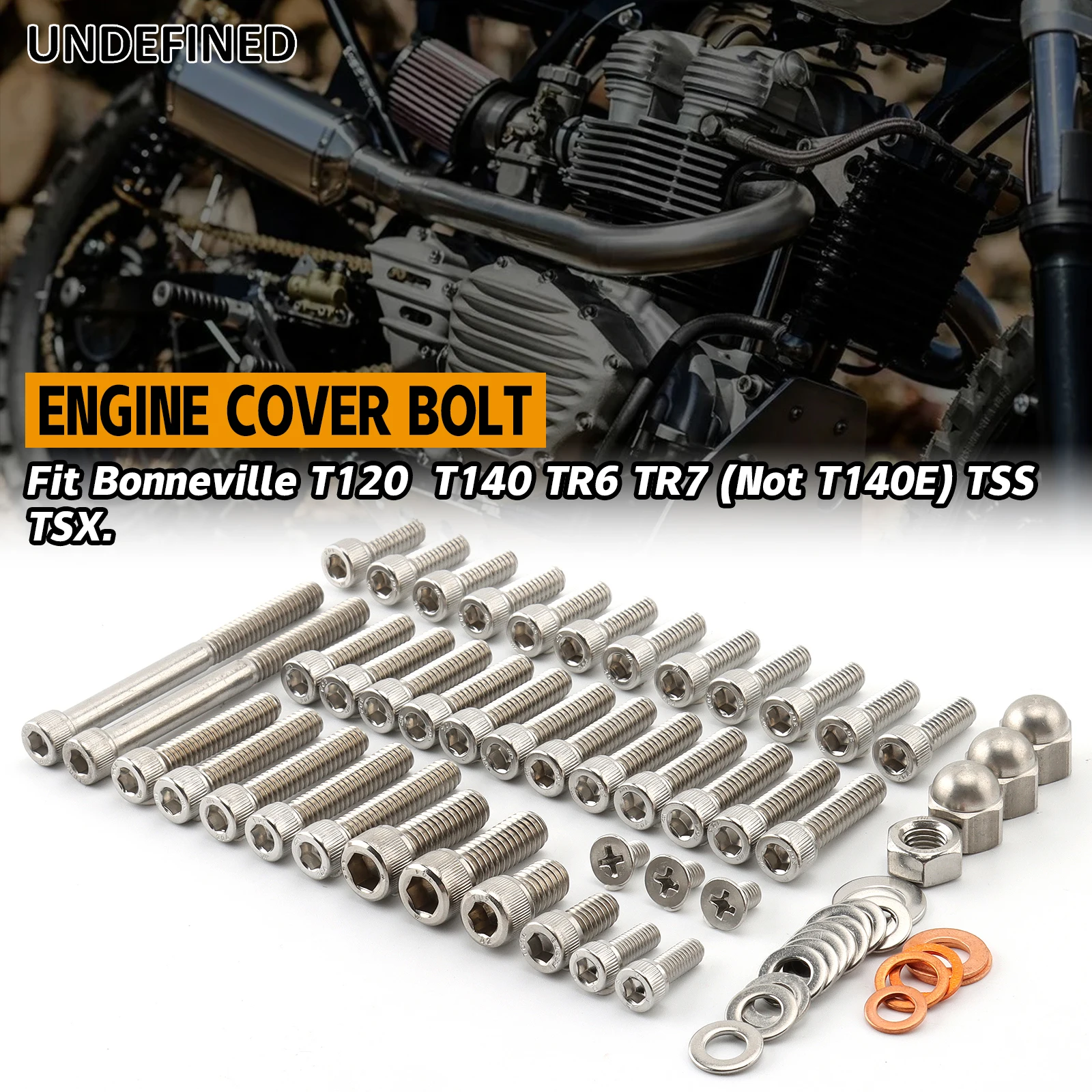 Комплект болтов UNC Allen Cover для мотоциклетного двигателя Triumph Bonneville T120 T140 TR6 TR7 TSS TSX