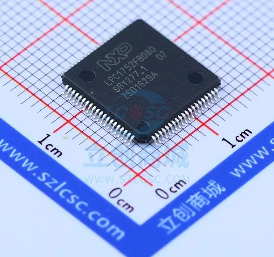 

100% New Original LPC1752FBD80 Package LQFP-80 New Original Genuine Microcontroller (MCU/MPU/SOC) IC Chi
