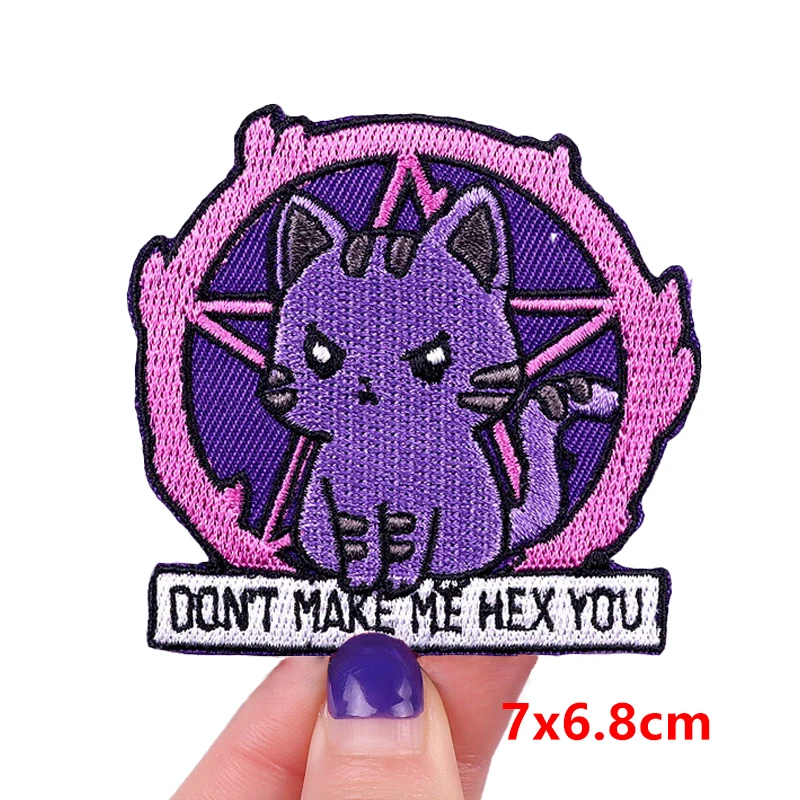 Нашивки с мультяшными животными и надписью вышитые нашивки для одежды наклейка