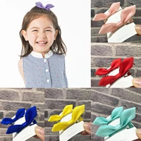 2pcs ribbon standing hair bows clips vintage bowknot side hairpin cute girls barrettes headdress hair accessories for women
