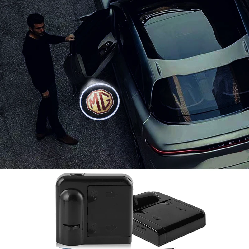 

1/2pcs LED Car Door Welcome Light Laser Car Logo Projector for MG TF ZR EV GS EZS RX5 ZT 3SW Saloon ZS MG3 MG5 MG6 GT Auto Goods