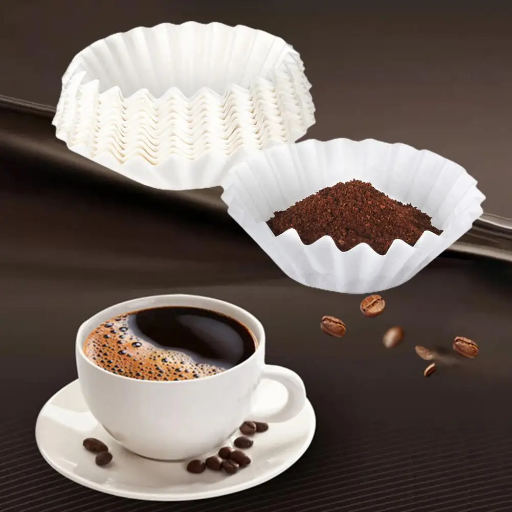 

Coffee Filter Lightweight Coffee Filter Cup White Professional Practical Cake Cup Coffee Paper Bowl