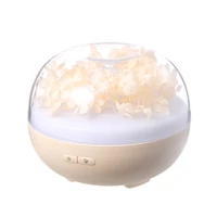 180ml flower aroma diffuser for home usb air humidifier ultrasonic mist maker with night lamps mini office desktop air purifier