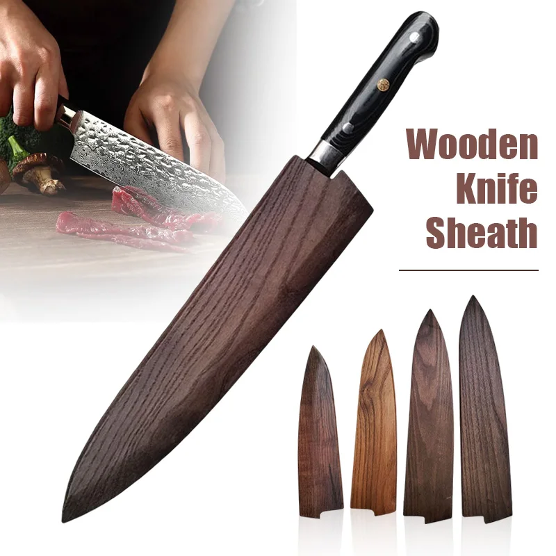 

Wooden Knife Sheath Multi-function Scabbard Pocket Knife Case Japanese Style10/11/12-inch Wooden Scabbard Blade Protector Cover