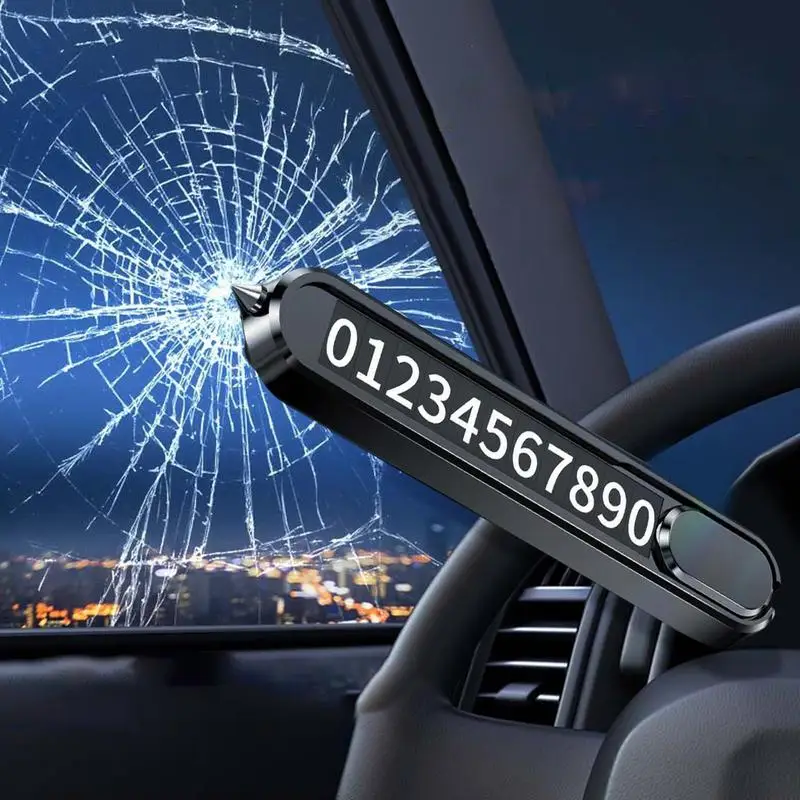 

1 шт., автомобильный перфоратор для экрана, с номером телефона