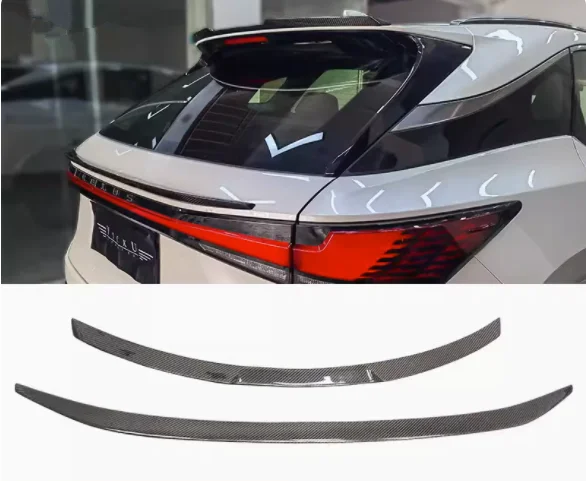 

For Lexus RX350H RX450H RX500H 2023 2024 Real Carbon Fiber Car Rear Trunk Wing Lip Roof Spoiler